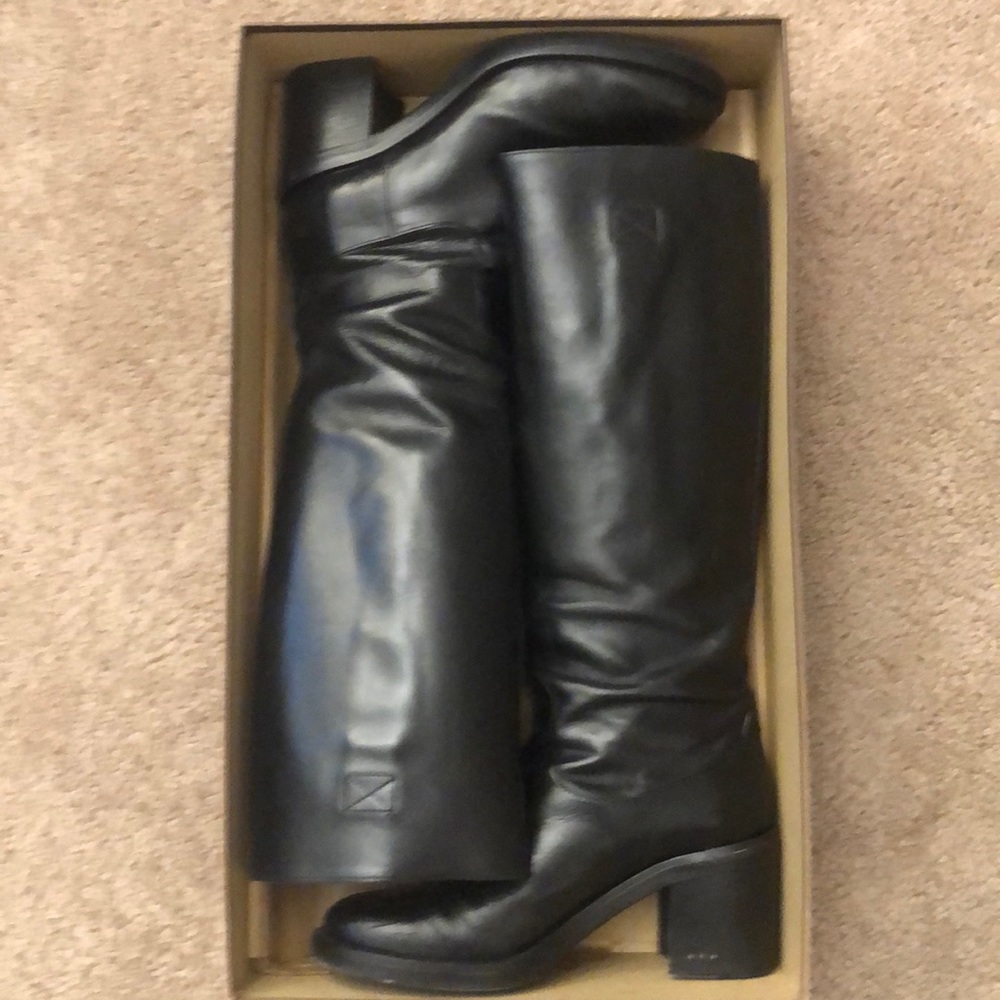 Buttero black leather boots